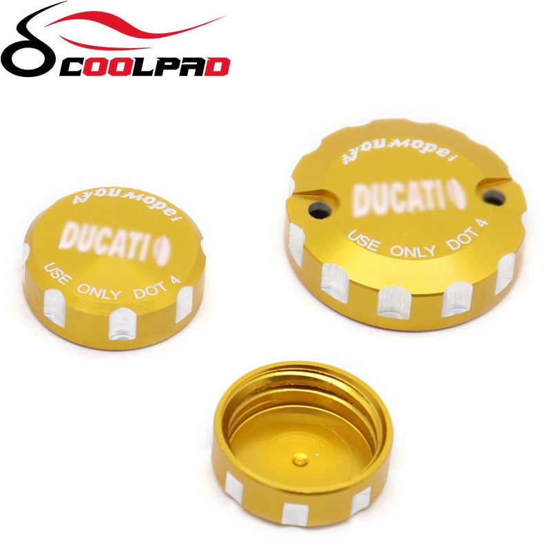 Motorcycle brake & clutch reservoir cover for Ducati Panigale V2 4