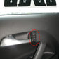Pegatinas de reparación de botón de interruptor de Control de bloqueo de puerta de coche negro mate izquierdo + derecho para Audi A3L pegatinas de botón fijo para coche nuevo 