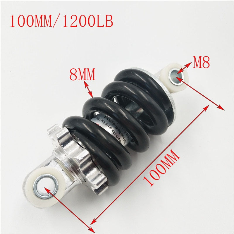 Motorcycle Rear Shock Absorber 100-210mm 47-49cc for Minimoto ATV Quad E-Scooter