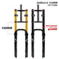 Mountain Fat Bike MTB double shoulder air suspension fork 26 - 4 in 135 mm