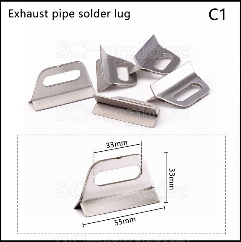 Motorcycle Exhaust Pipe adapter installment accessories & tools 60-51mm 51-38mm