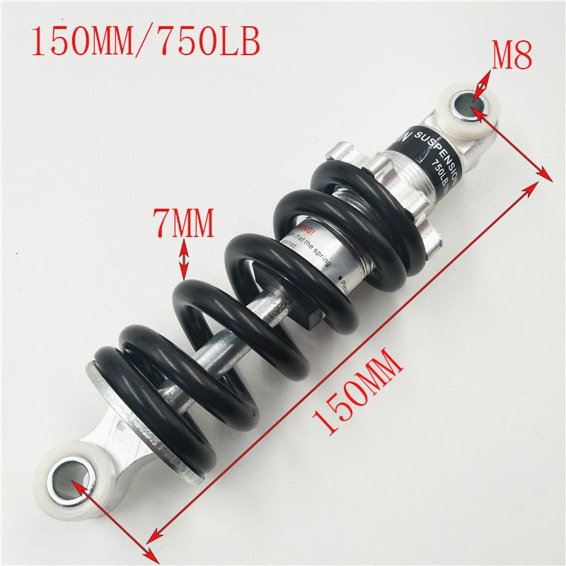 Motorcycle Rear Shock Absorber 100-210mm 47-49cc for Minimoto ATV Quad E-Scooter