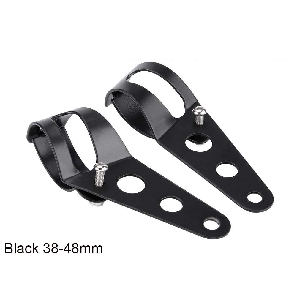 Motorcycle universal headlight mount bracket 27-36mm 38-48mm Aluminum alloy