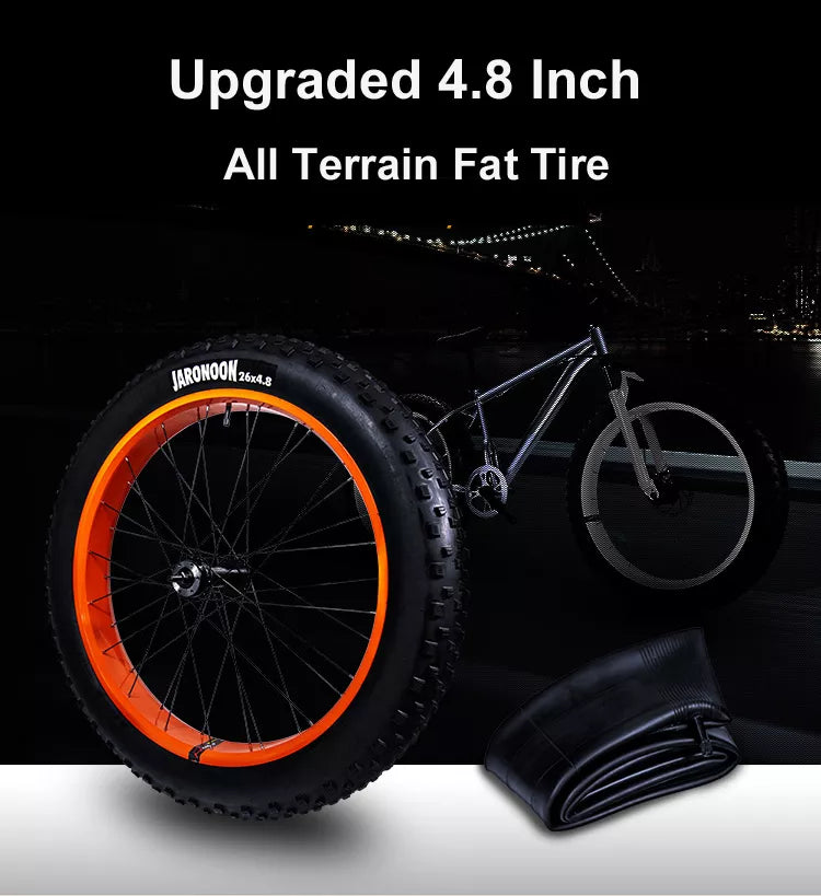 Mountain Bike MTB Fat Bike Tire-Inner Tube 26x4.8 for Snow Bike-Dont Include Rim