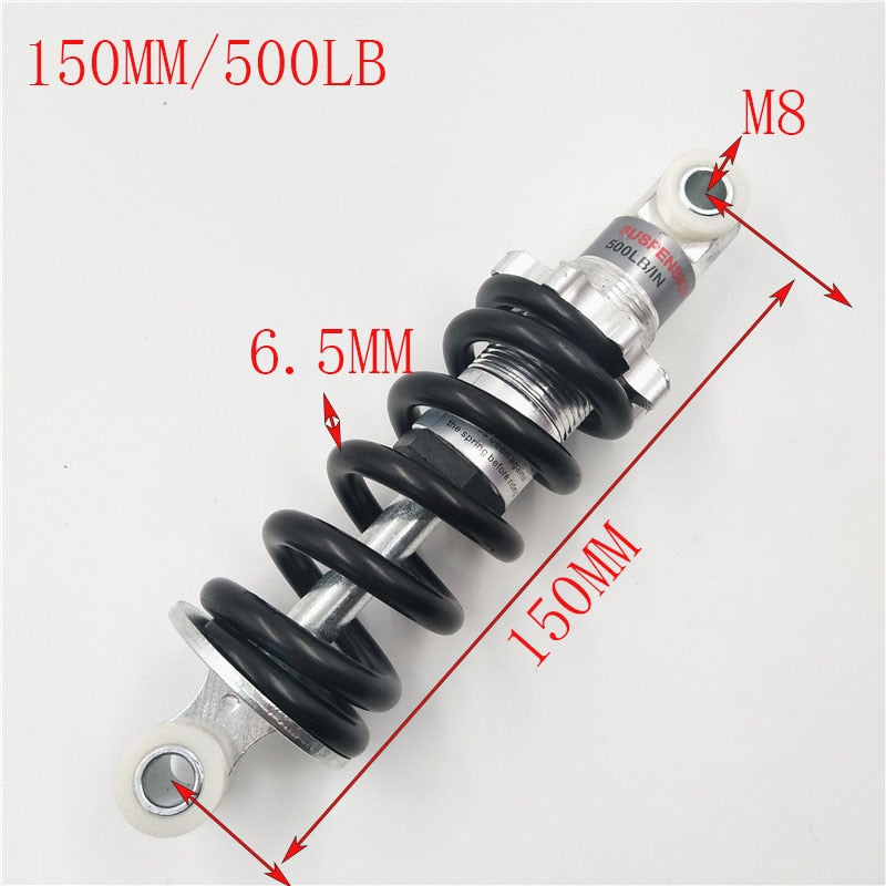 Motorcycle Rear Shock Absorber 100-210mm 47-49cc for Minimoto ATV Quad E-Scooter