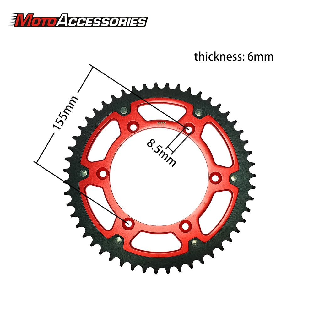 Piñón trasero de motocicleta para Suzuki DR RM PE RS Husqvarna Betamotor RR Cagiva