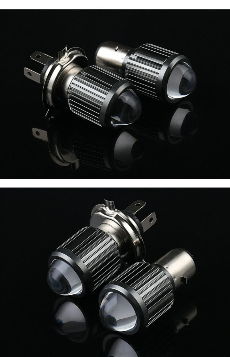 Motorcycle H4 BA20D 12V 12000LM LED lights headlights Hi-Lo Beam