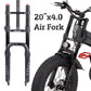 Mountain Bike MTB 20 x 4.0 In Air Suspension Front Fork Single-Double Shoulder