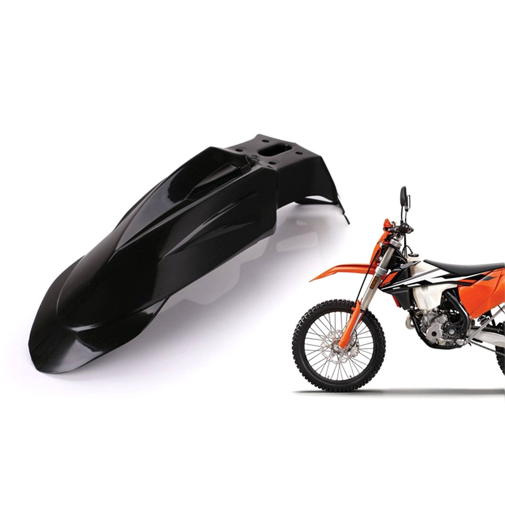 Guardabarros delantero universal de plástico para motocicleta Honda Yamaha Suzuki DRZ KTM WR XR 