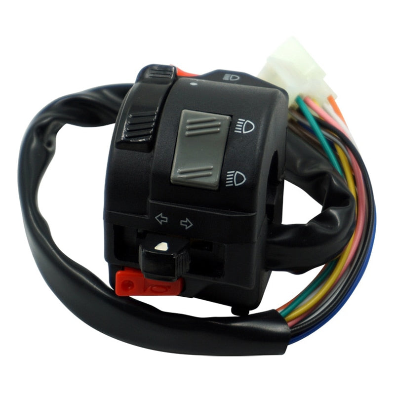 Motorcycle Handlebar Headlight-Turn Signal Switch For Honda Yamaha Suzuki