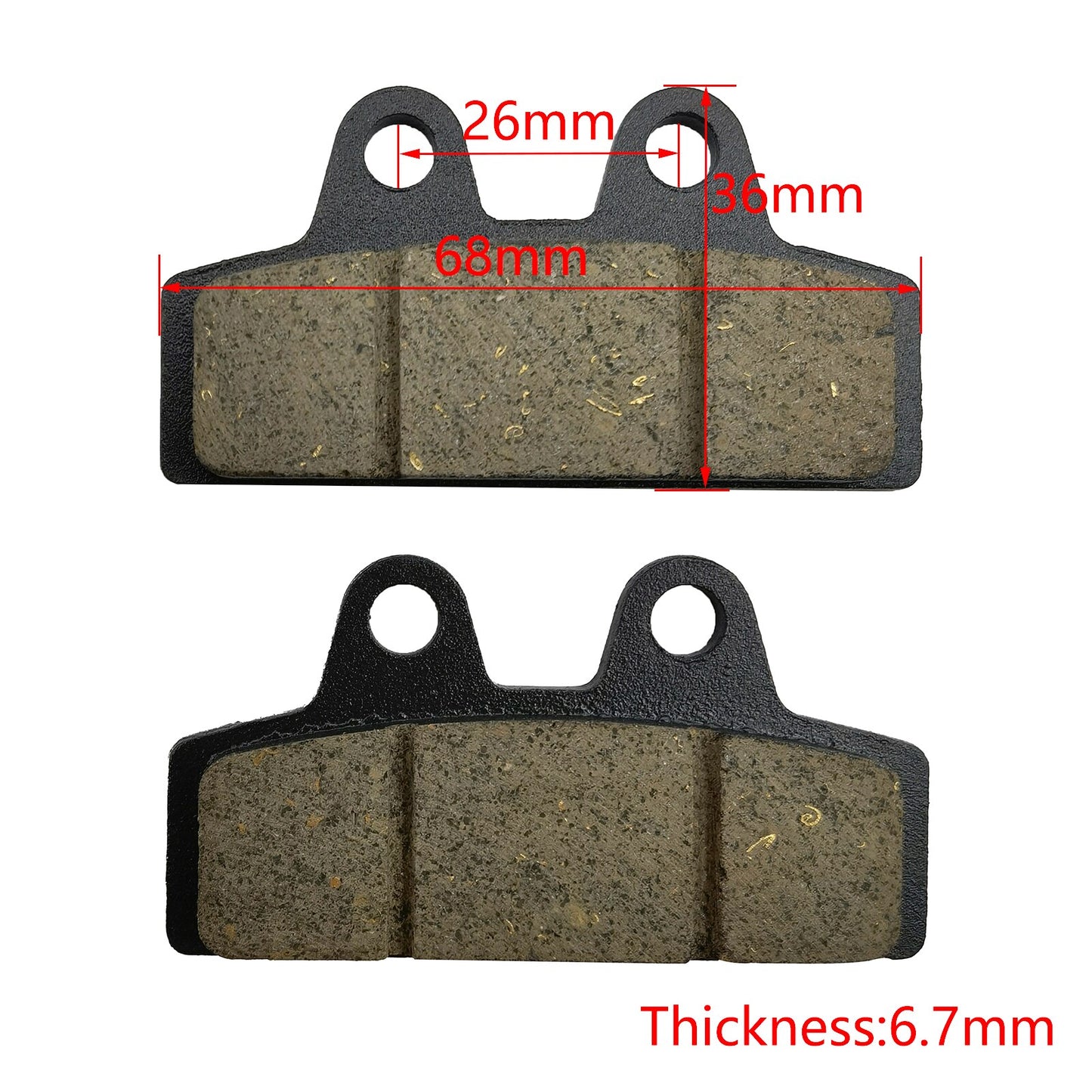 Motorcycle front disc brake pads kit for Super Soco TS TC CU