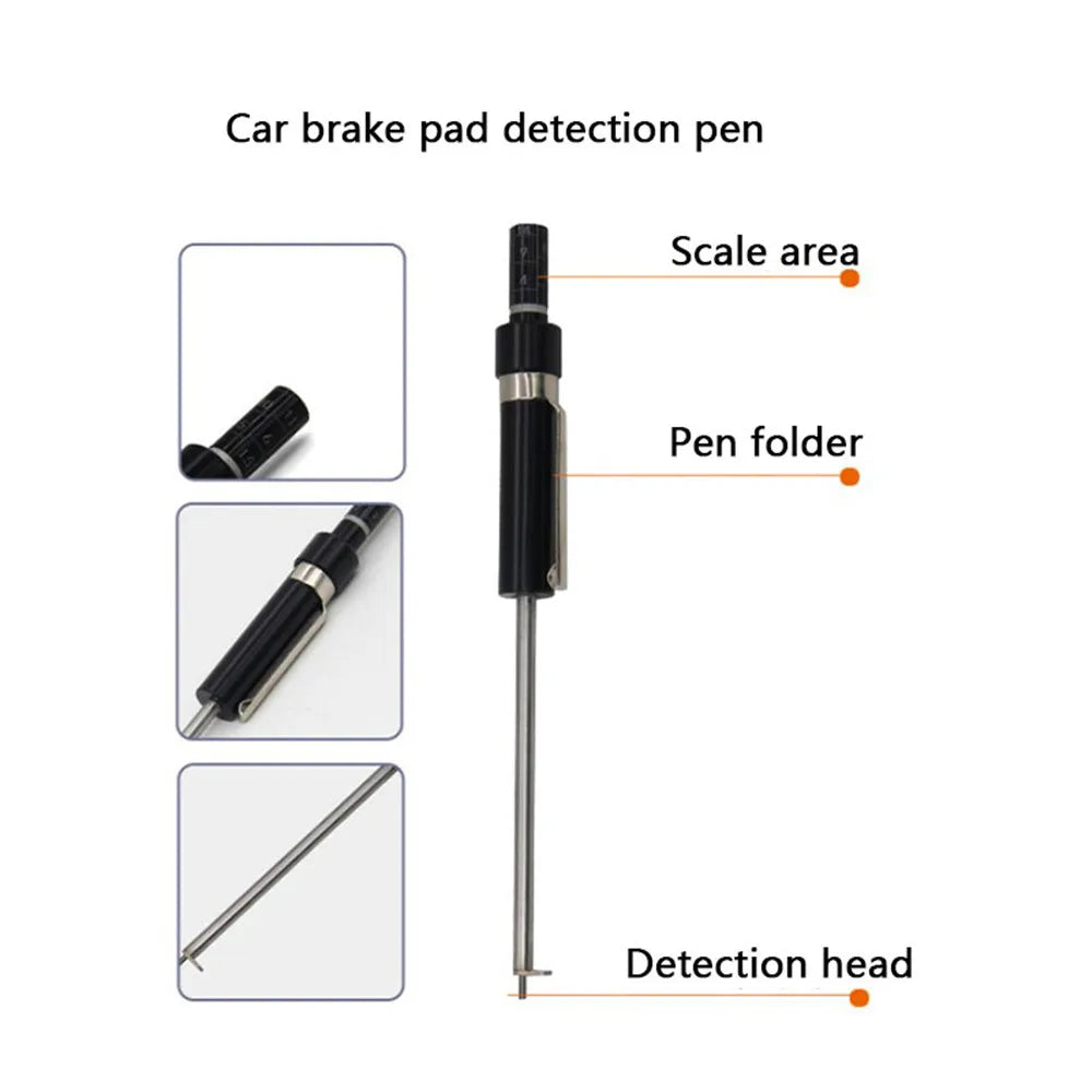 Car Auto Brake Pad Tester Thickness Gauge Measuring Tool