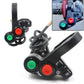 Motocicleta Scooter 7/8 "Manillar Cuerno Señales de giro Luces Controlador Interruptor Motocicleta Piezas modificadas Interruptor de manillar 