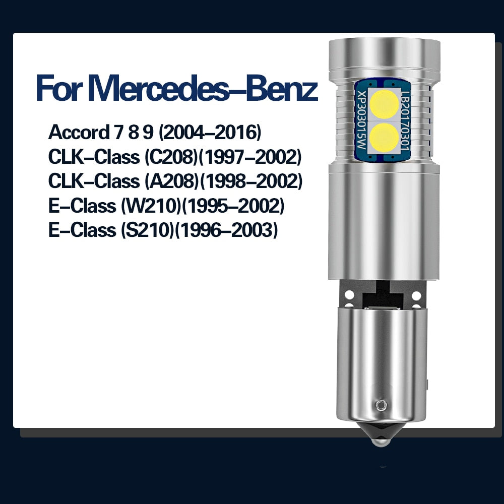 Feux de gabarit LED H6W BAX9S 64132 pour Mercedes Benz CLK C208 A208 E W210 S210 