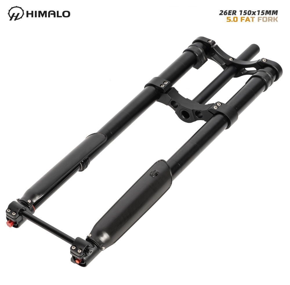 Horquilla de suspensión neumática Mountain Fat Bike MTB para Snow Fat Bike 26x .50 - 150x15 mm