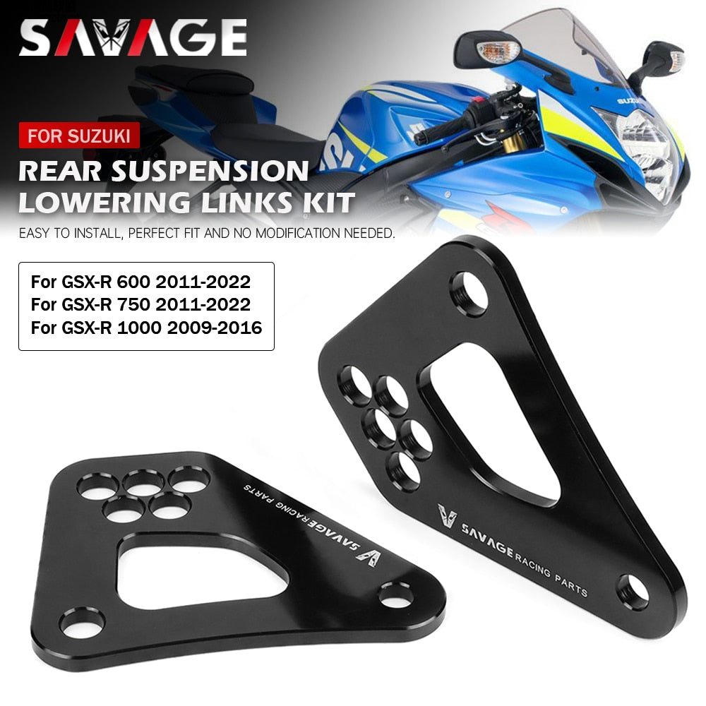 Kit de barres de descente moto pour Suzuki GSX-R 600 750 1000