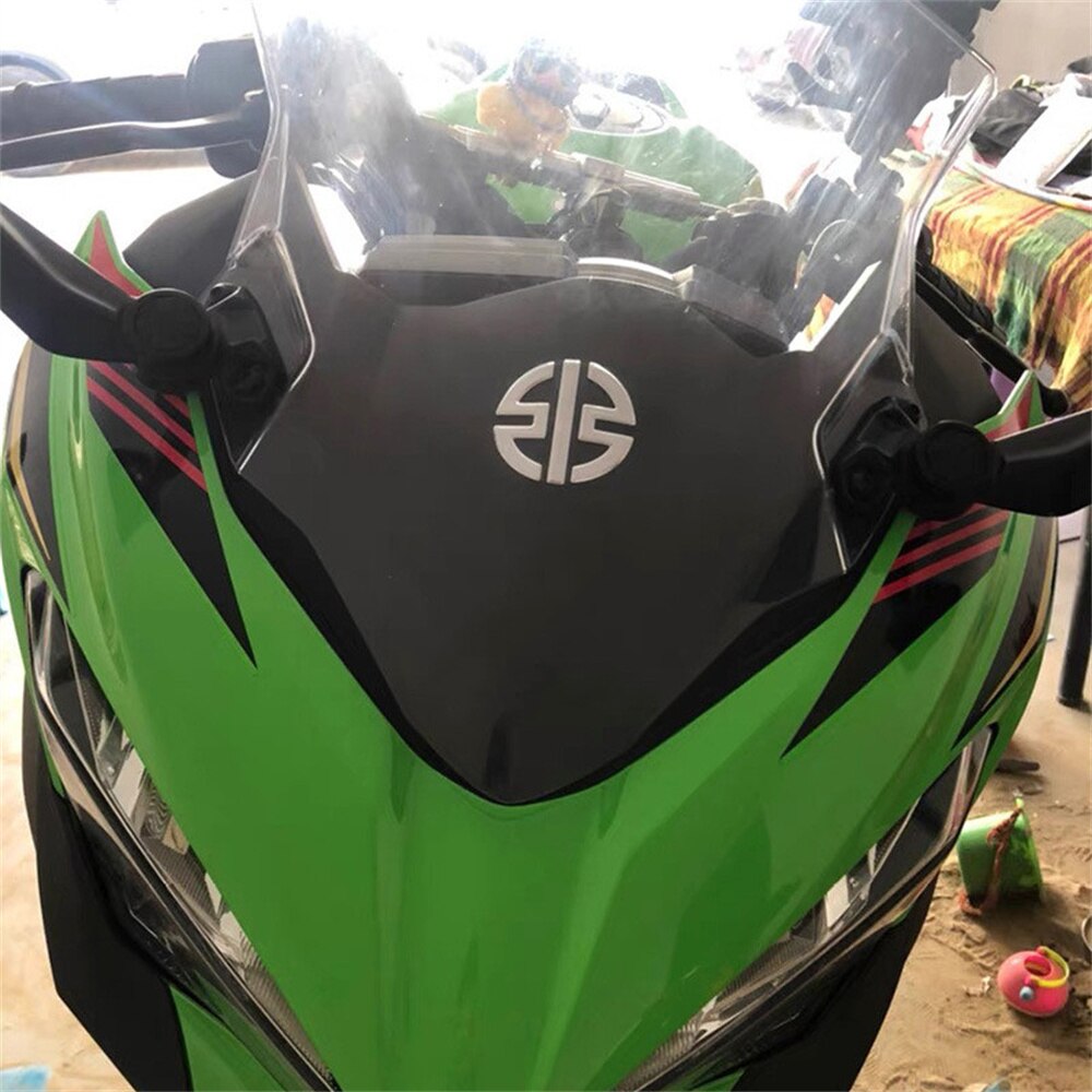 3D Motorcycle Logo Stickers Fairing For Kawasaki NINJA Z125 Z250 Z300 - 2 Pack