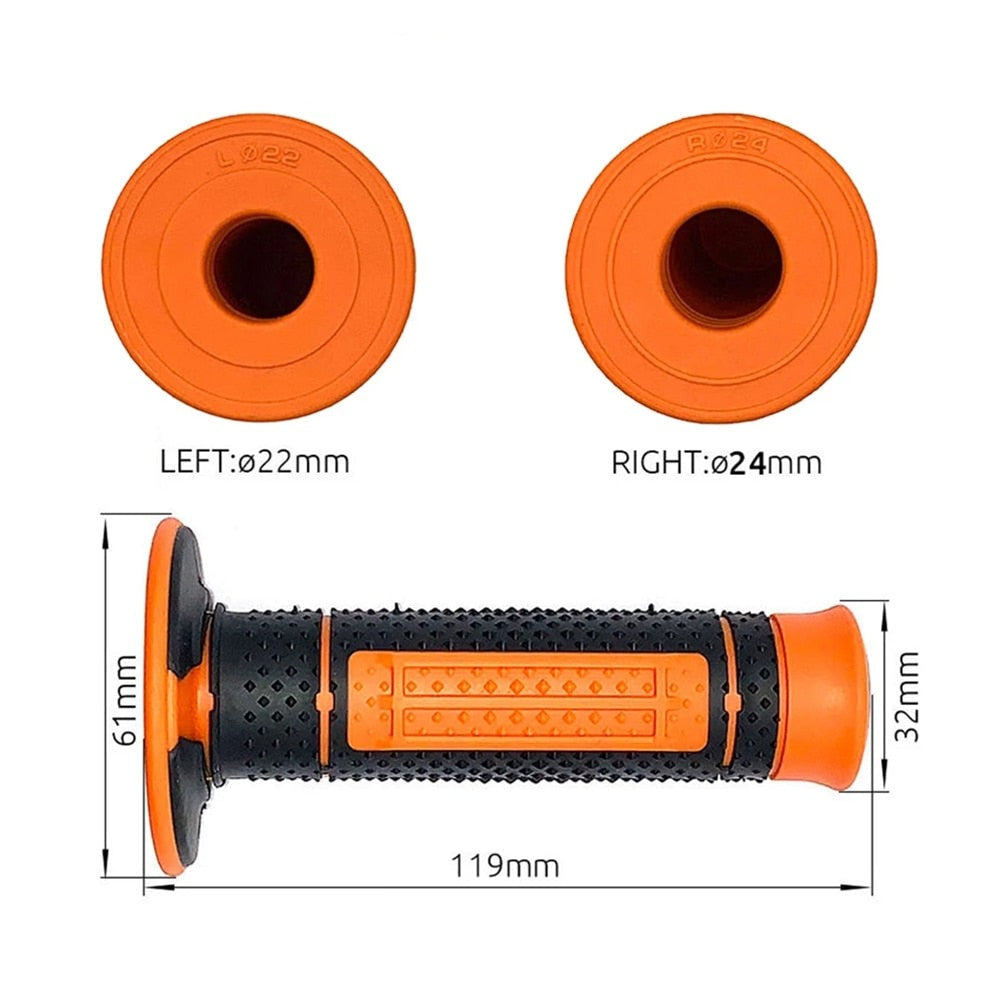 Para ktm Duke 125 200 250 390 790 EXC EXCF SX SXF XC XCF XCW 2004-2021 7/8 "22mm Universal motocicleta manillar de goma 