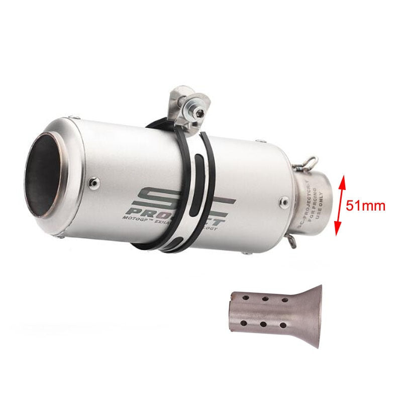 Motorcycle Exhaust Muffler for Kawasaki Z900 Xmax Fz6 Tmax CBR600 51 60 mm