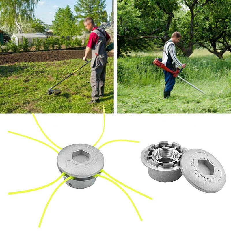 String Trimmer Head Aluminium Universal for Lawn mowers