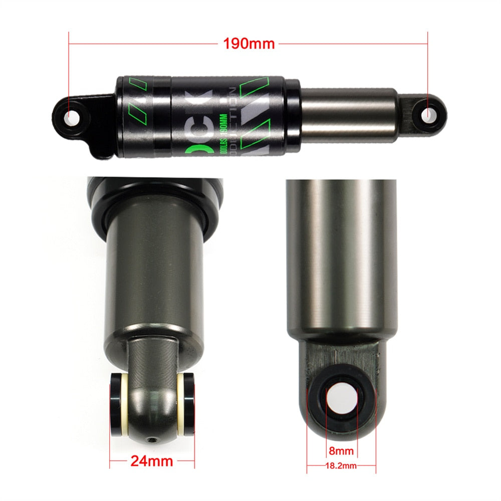 Mountain Fat Bike MTB rear hydraulic suspension 120 - 200 mm