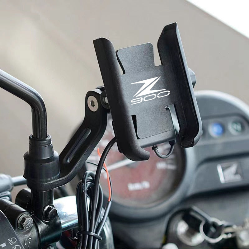 Motorcycle handlebar phone holder for Kawasaki Z900 Z900 2017- 2023