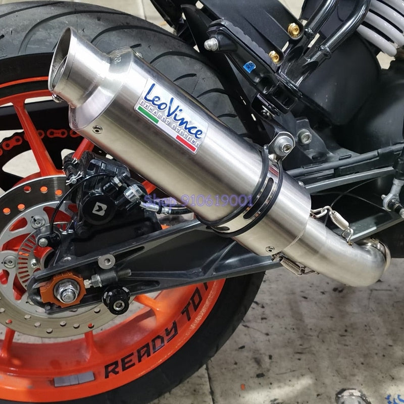 Silencieux d'échappement moto LeoVince fabrication laser LR pour tuyaux de 51 mm