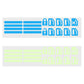 Luminous Car Door Window Lift Button Sticker for Suzuki Vitara