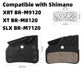 Mountain Fat Bike MTB Brake Pads N03A-C for Shimano SLX XTR BR-M7120 M8120 M9120