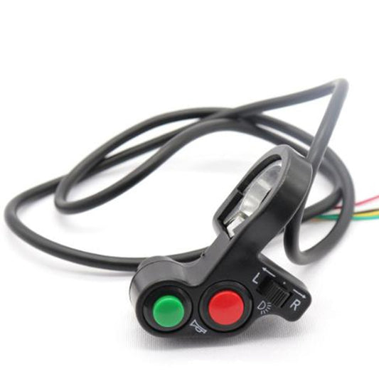 Motorcycle Handlebar Horn Turn Signals Lights Switch for 7-8 in 22mm Handlebars