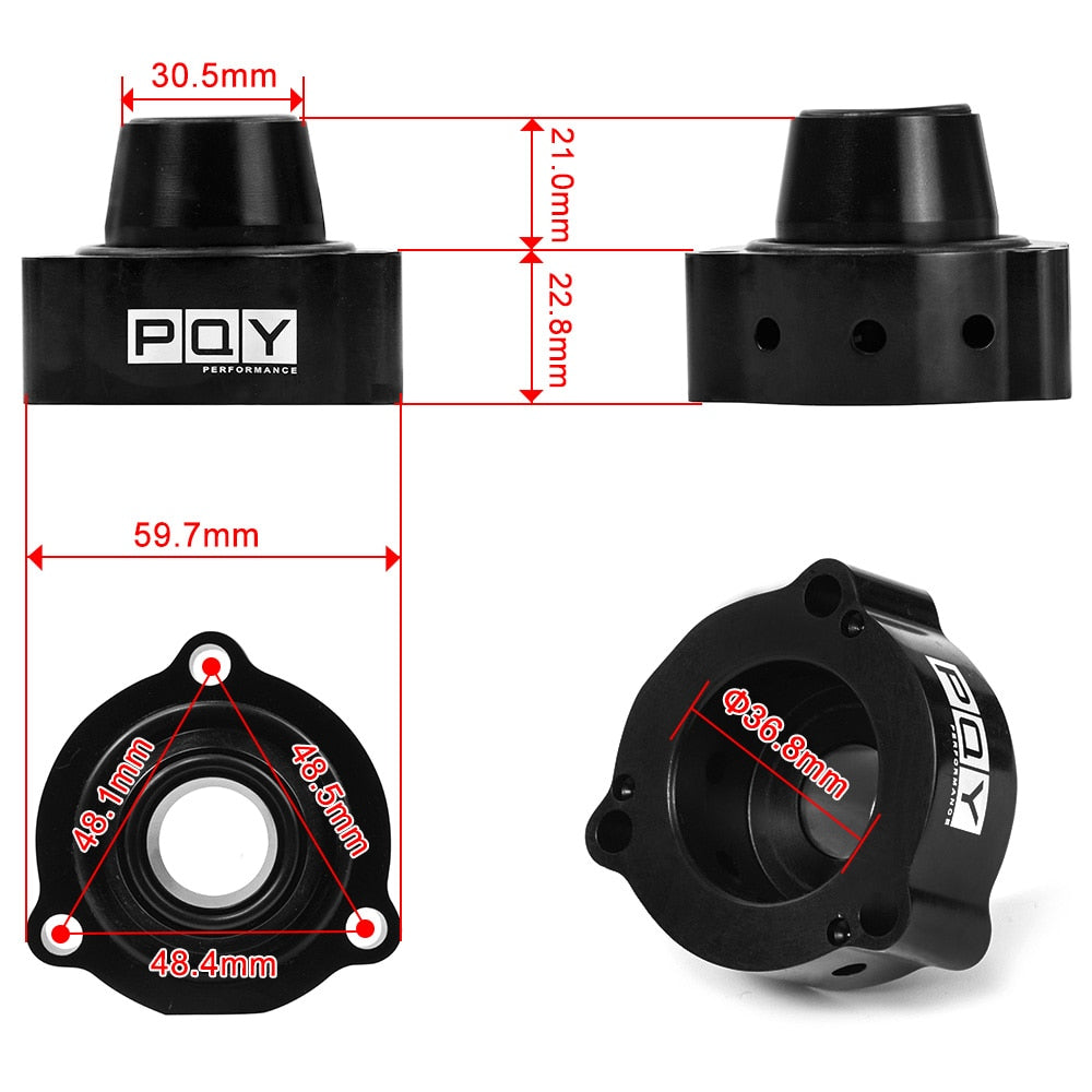 Adaptador de válvula de descarga automática para coche para VW Audi A3 1,4 1,8 2,0 TSI-FSTI Turbo Wrx 