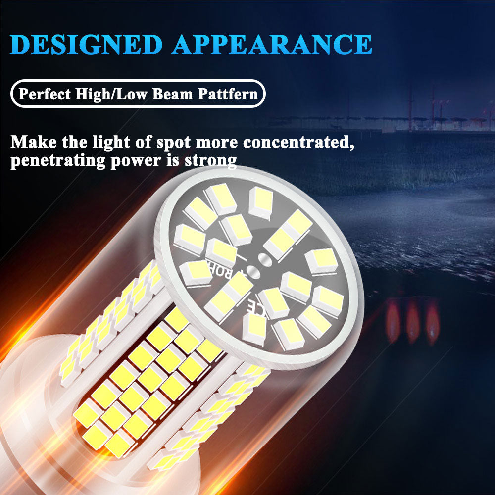 LED Light H4 BA20D P15D 12V 6000K for Motorbike Moped Scooter ATV headlights