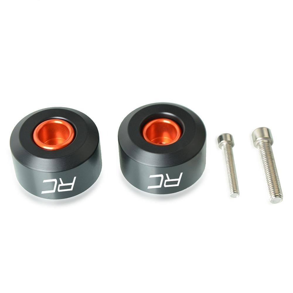 Para KTM DUKE 125 200 2012 DUKE390 2013 2014 Duke 250 2016-2022, horquilla delantera y trasera para motocicleta, marco de rueda, deslizador, Protector contra choques 