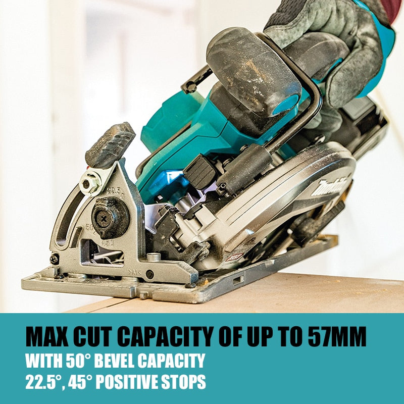 Makita HS012GZ -6,5 pouces - 5200 tr/min Scie circulaire sans fil sans balais 40 V XGT Li-Ion 