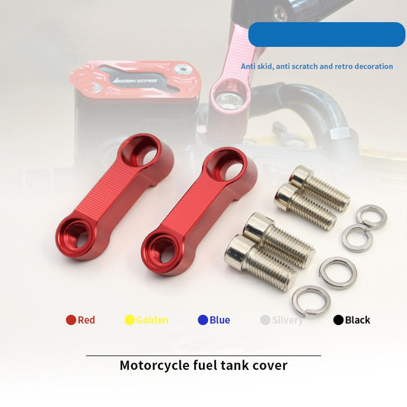 2 uds espejos retrovisores universales para motocicleta extensión elevador adaptador de extensión Base de transferencia frontal modificada soporte de ampliación