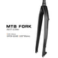 Mountain Bike MTB Hard Fork 26-27.5-29 Inch Carbon Fiber for Disc Brake MTB Fork