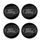4 Uds 56mm pegatinas para cubo de rueda de coche tapa central emblema insignia calcomanía para Ford Fiesta EcoSport Escort focus 1 2 3 mk2 mk3 mk4 mk5 mk7