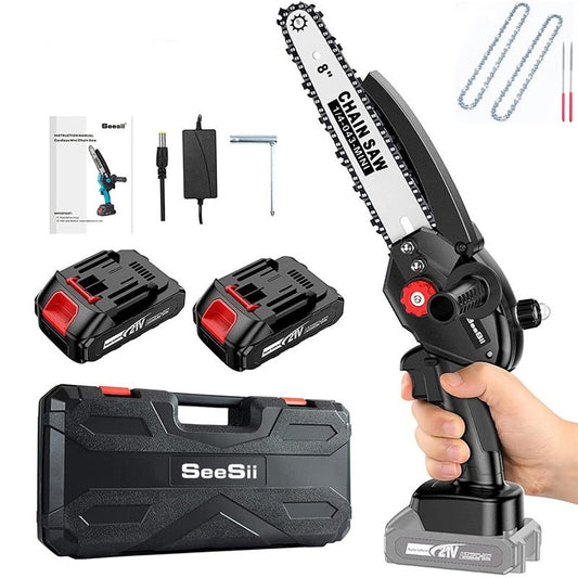 8 in 1500w Chainsaw Brushless Cordless w Batt-Charger