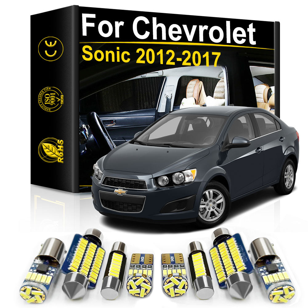 Éclairage intérieur de voiture LED pour Chevrolet Chevy Sonic 2012 2013 2014 2015 2016 2017 