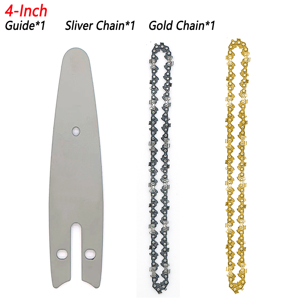 Chainsaw Chains 4 6 8 In for Battery Chainsaw 4 6 8 Inch Guide Bars