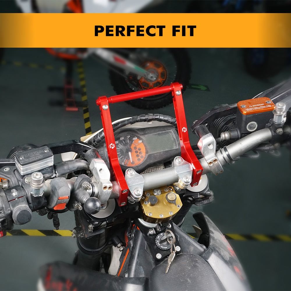 Soporte para roadbook de moto para KTM 690 Enduro R Husqvarna 701 Supermoto 22-28 mm