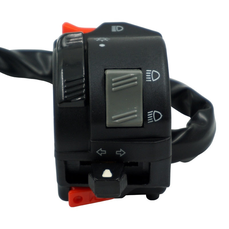 Motorcycle Handlebar Headlight-Turn Signal Switch For Honda Yamaha Suzuki