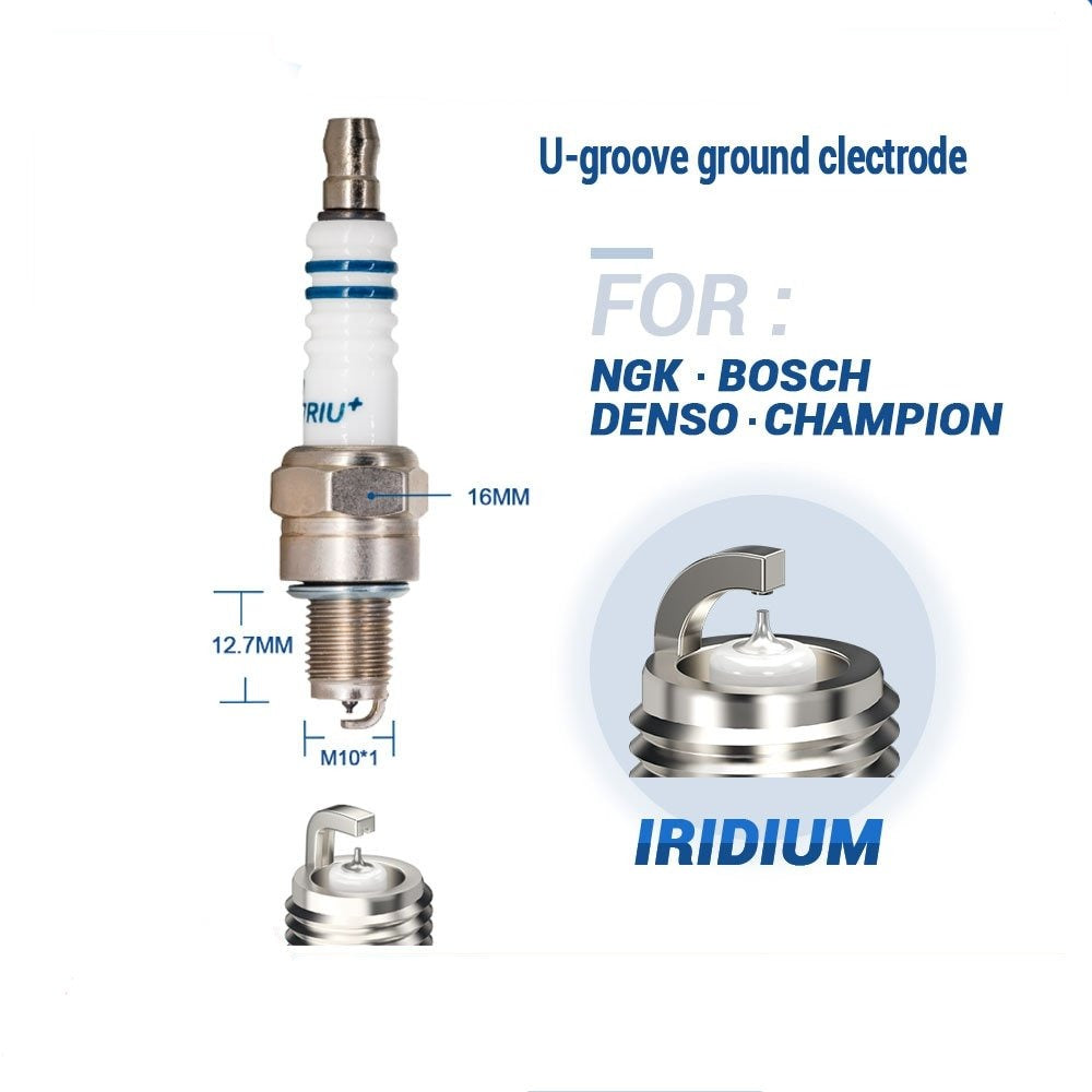 Candle Replacement for Candle CR7HSA Spark Plug Iridium Bujia TORCH A7RIU+ A7RIU A7RTC A7TC New Longer Life Time - FMF replacement parts