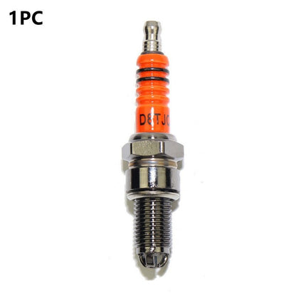 D8TJC Spark Plug for Motorcycle and A7TJC Spark plug Multi-angle ignition Red Head for CG 125cc 150cc 200cc 250cc Platinum Nozzles Spark Accessories - FMF replacement parts