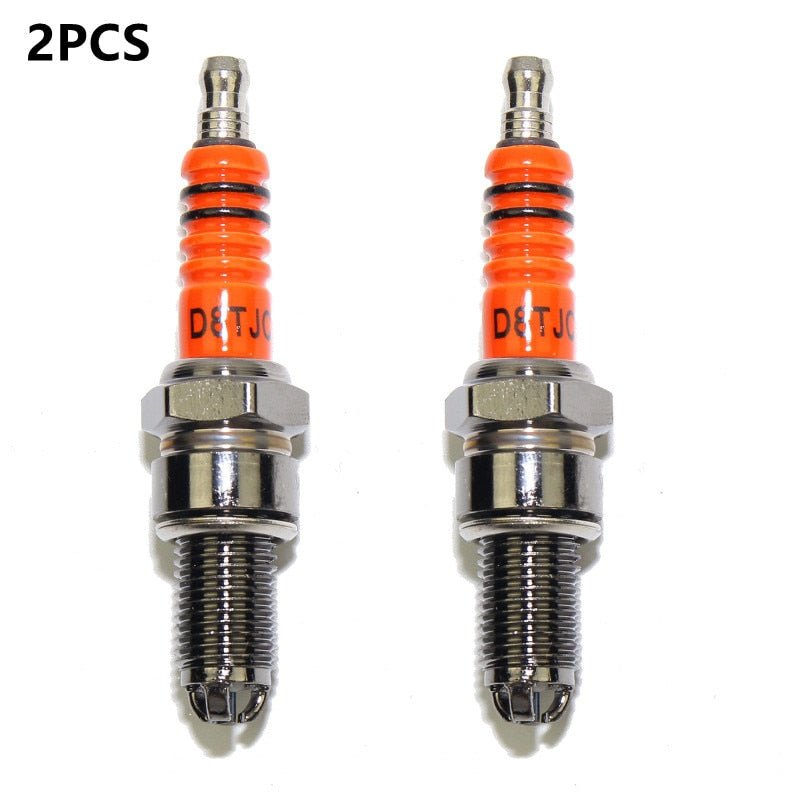 D8TJC Spark Plug for Motorcycle and A7TJC Spark plug Multi-angle ignition Red Head for CG 125cc 150cc 200cc 250cc Platinum Nozzles Spark Accessories - FMF replacement parts