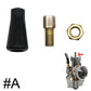 Elbow tube and accessories for Motorcycle PWK PHBG Carburetor Variants #A-#B-#C(As Shown) - FMF replacement parts