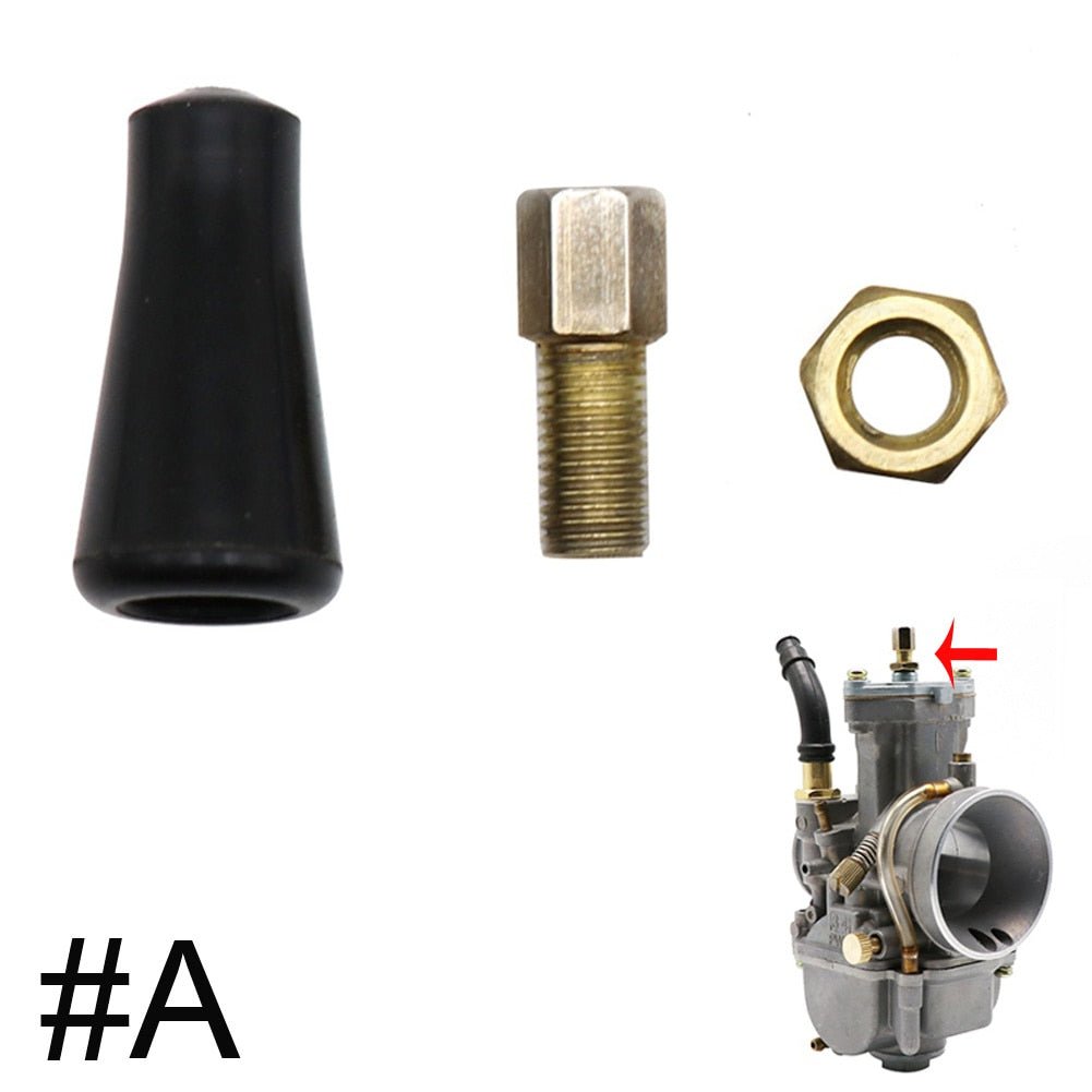 Elbow tube and accessories for Motorcycle PWK PHBG Carburetor Variants #A-#B-#C(As Shown) - FMF replacement parts