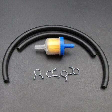 Fuel Filter & Pipe Hose & 4 Clips For Dirt Pit Quad Bike - FMF replacement parts