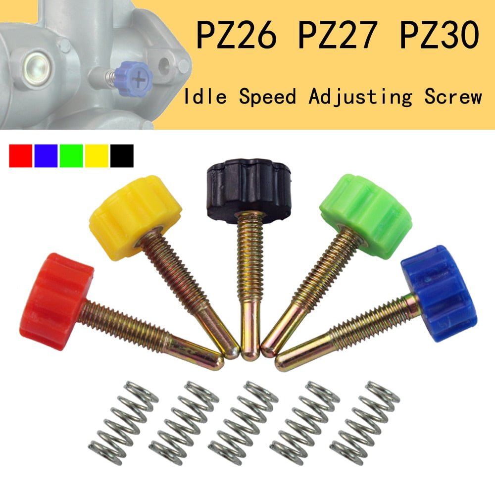 Motorcycle carburetor idle speed adjustment screw kit for Carburetors PZ26 CG125 CB125 XR100 / PZ27 CG150 TXM155 / PZ30 XR100 - FMF replacement parts