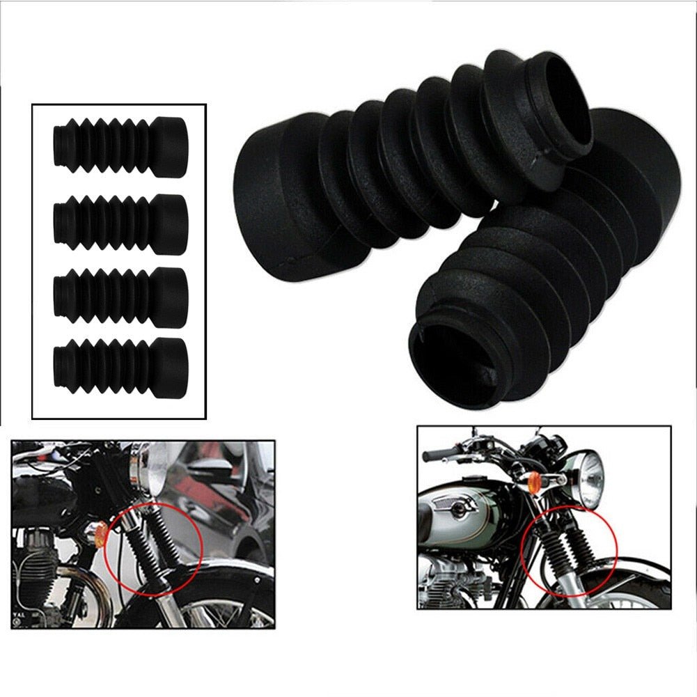 Motorcycle rubber fork boots Front Fork Accessories Dust Cover Gaiters Boots Motorcycle Parts - FMF replacement parts